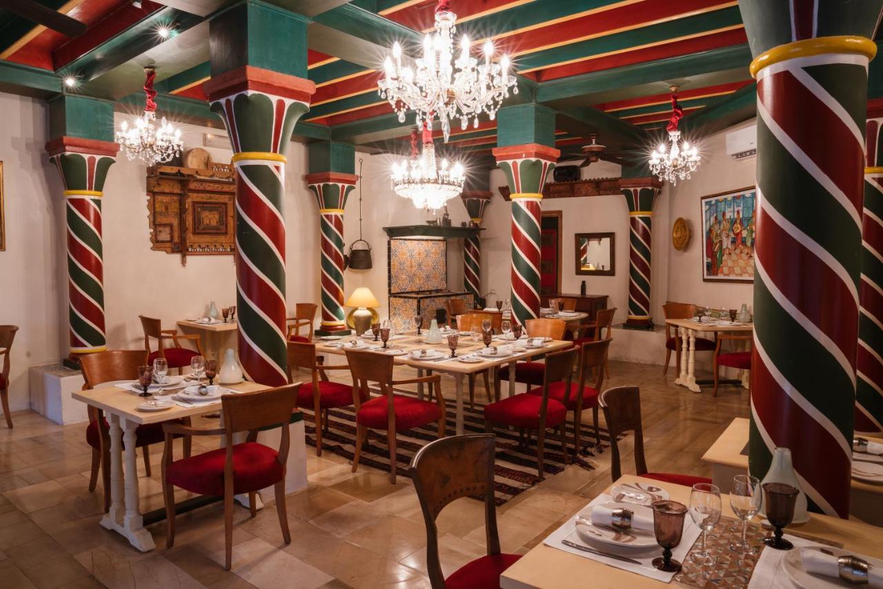 突尼斯瑞思登斯度假村 迦玛特 外观 照片 Restaurant in the hotel